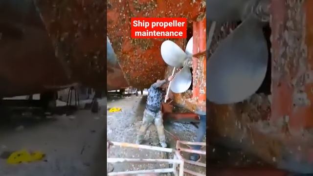 How its made  Ship propeller maintenance