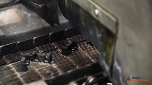 Шлифовка немагнитного зазора сердечника