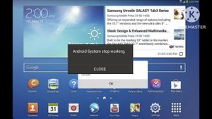 Android 5.0 Samsung tab 3v crazy error