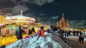 Сказочная Москва накануне Нового 2024 года!  ｜  Life in Russia - Moscow