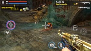 DEAD TARGET: Zombie || AK-47 vs GOLDEN AK-47 「Android Gameplay」