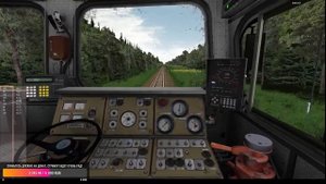 RTrainSim Грузовой в Сонково По маршруту Савёлово 2.0