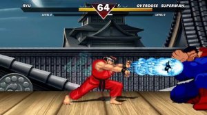 RYU VS OVERDOSE SUPERMAN - 3 EPIC BATTLE 💥 HIGH LEVEL EPIC FIGHT!