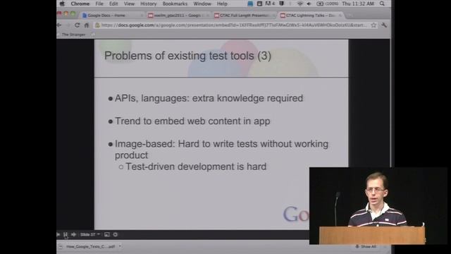 GTAC 2011: Lightning Talks II (Web Testing)