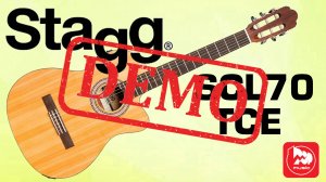 Электроакустика STAGG SCL70 TCE - демонстрация звучания