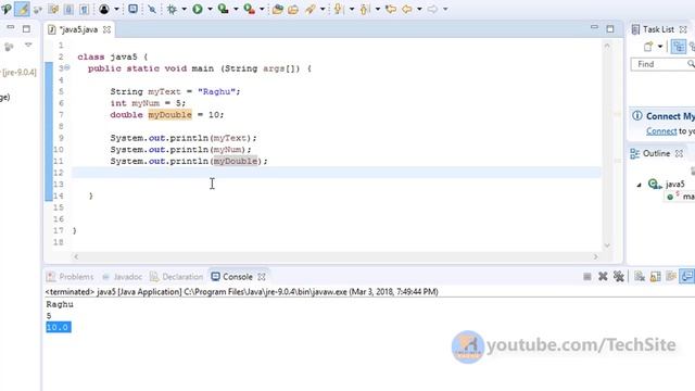 Java learn in Kannada || Lesson 5