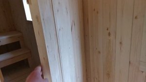 Каркасная баня 3х5 с крылечком.