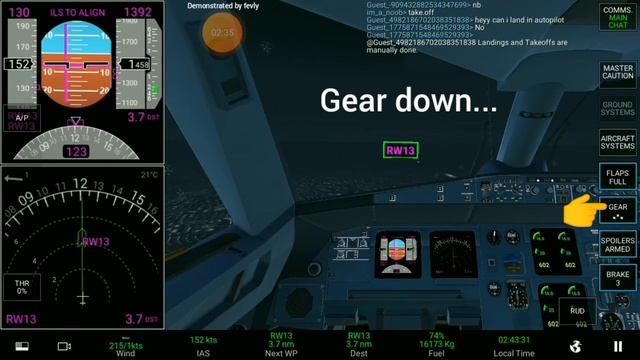 RFS : How to manually land in bad weather with common big planes. [flight simulator]