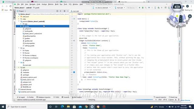 Flutter introduction tutorial for beginners intro and setup Build IOS & Android By Special Study Pr