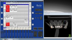 Chamsys Exec window. Beginners 1 take tutorial.