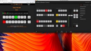 Atem Blackmagic Switcher control via Web Browser (smartphones are also supported)