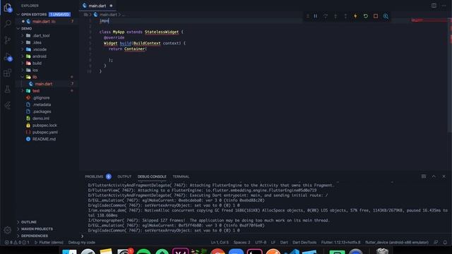 Flutter Tutorial for Beginners 9 -  Build a Flutter app from scratch