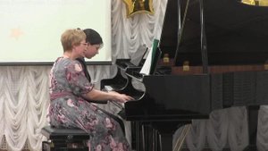 фортепианный дуэт: Золотых Т., Петрига Н. - М.Минков "Старый рояль"