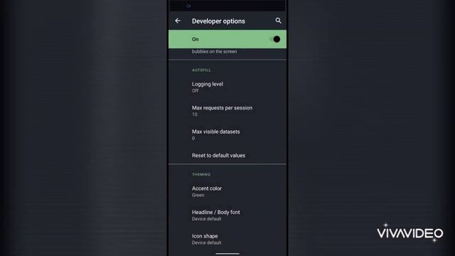 MiA3 Android 10 stock system accent colors