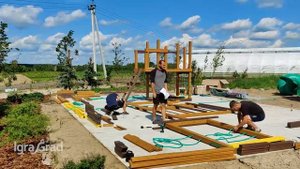 Сборка детской площадки «IgraGrad Шато Sun (мод. 2)» ⛅️