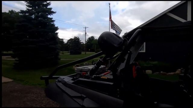 Cheap android stereo with gps and ride command in a RZR 1000!! смотреть онлайн