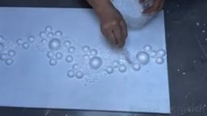 I took an old painting, foam balls and this is what came out of it! Watch to the end!