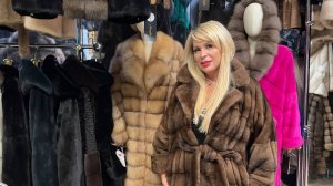 “Fursini” Роскошные длинные норковые шубы на Садоводе