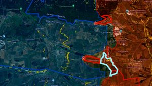 Карта боевых действий. Прорыв в районе Северска и Торецка