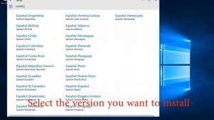 How to change Windows 10 language from English to Spanish