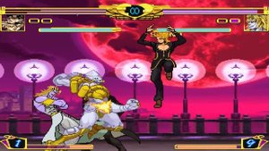 Jojo mugen Jotaro and Giorno vs Dio Over Heaven