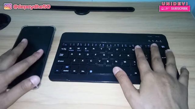 Keyboard Mini Wireless Bluetooth||Cara Menggunakan смотреть онлайн