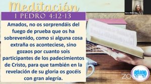 No os sorprendáis del fuego de prueba... 1 Pedro 4:12-13 | Meditación Mujeres de Fe en Oración