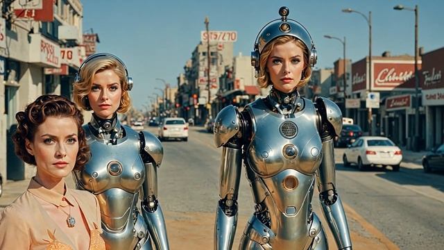 Retro Future Dreams - A 1950s Sci Fi Short AI Film