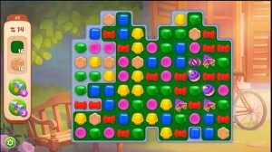 💕Homescapes💕 Расстилаем зеленый ковер и собираем печеньки⭐ Прохождение 65 уровня⭐