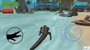 Crocodile Simulator Beach Hunt 2017 - Android GamePlay