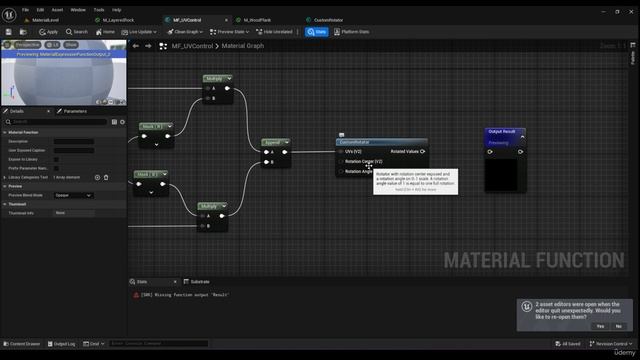 14. Material Functions UV Rotation