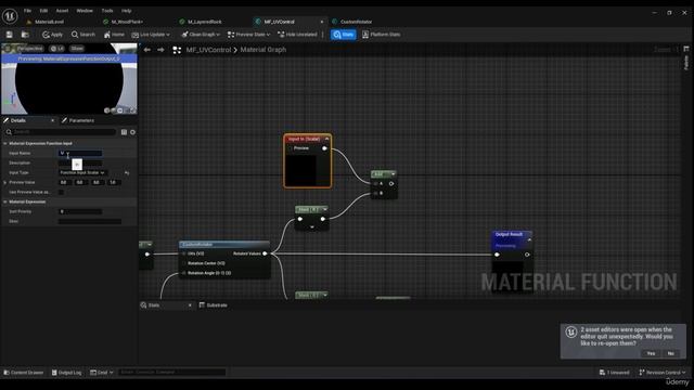 15. Material Functions UV Offset