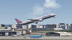 Aerofly FS Global Warsaw Chopin B777 Take Off | The Best Mobile Flight Simulator