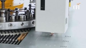 Комбинированный станок. Лазер-координатно-пробивной пресс.