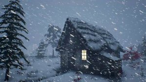 🔴 Снежная буря Звуки снежной бури для сна, Завывание арктических ветров и падающий снег