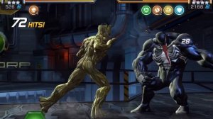 Groot Awakened and Battle vs. Venom | Marvel Contest of Champions