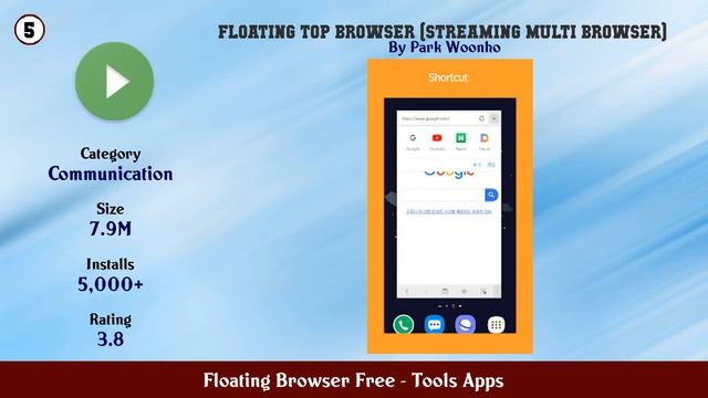 Top 10 Floating Browser Free Android Apps