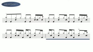 Red Hot Chili Peppers - Dani California Drum Score [Notes and Drums Only]