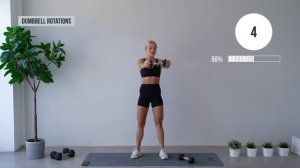 20 MIN TOTAL CORE + ABS Workout - with Weights - Home Workout to build a strong core