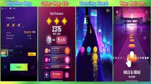 Dancing Road VS Hop ball 3D VS Color Hop 3D VS Rhythm Hop Faded | Bad Romance | Closer | The Callin