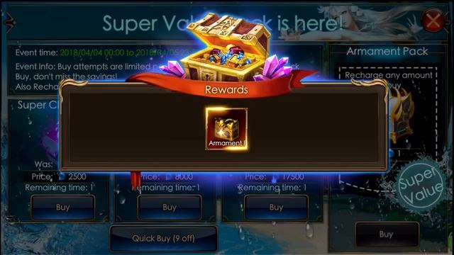 Legacy of Discord - Lucky Bar 4 April 12AM Reset