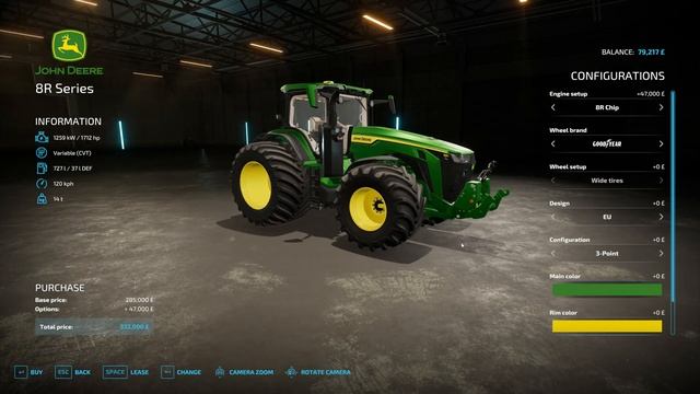FS22 John Deere 8R🔹by Levis 🔹WITH DOWNLOAD LINK🔹 4K 🔹 60FPS🔹 смотреть онлайн