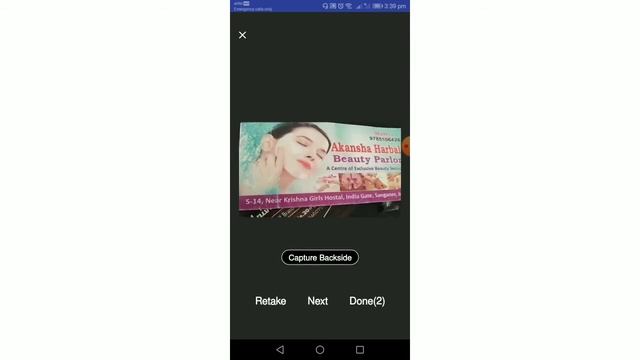 How to scan Paper Business Cards / QR code or Digital Business Card