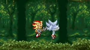 Sonic Vs Shadow! (Sprite animation)