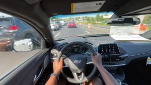 2024 Cadillac CT4 2.0 Turbo 4 Rear Wheel Drive POV Test Drive Review (Acceleration, Ride, etc.)