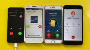 iOS vs Android/ iPhone 5, iPhone 7 vs Alcatel 3019D, Redmi Go/ Outgoing , invitation Calls