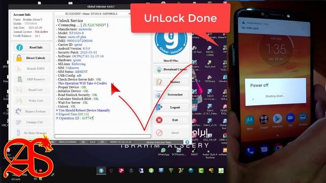 UnLock SIM | MOTO E5 Plus | XT1924-8 | SPRINT | BoosT Mobile | Global Unlocker Tool