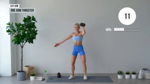 30 MIN TOTAL BODY TONING WORKOUT + Weights - No Repeat Full Body Home Workout with Dumbbells