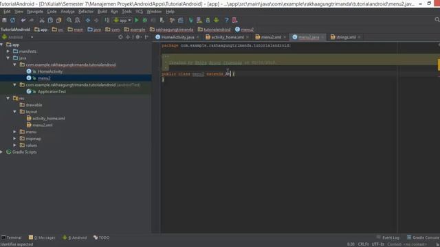 #TutorialAndroid 3. Cara Membuat Project Baru di Android Studio dengan Genymotion Emulator Part 1