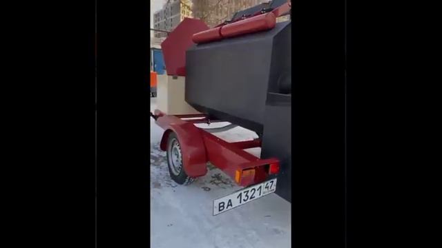 Смокер на прицепе. Smoker Trailer.